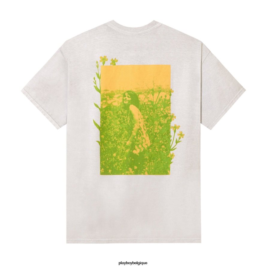 août 1968 playmate gale olson t-shirt floral masthead Playboy vêtements original Hommes 224ZVZ305