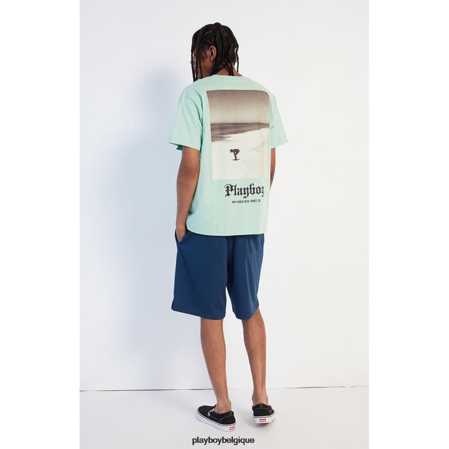 chemise menthe littoral Playboy vêtements original Hommes 224ZVZ255