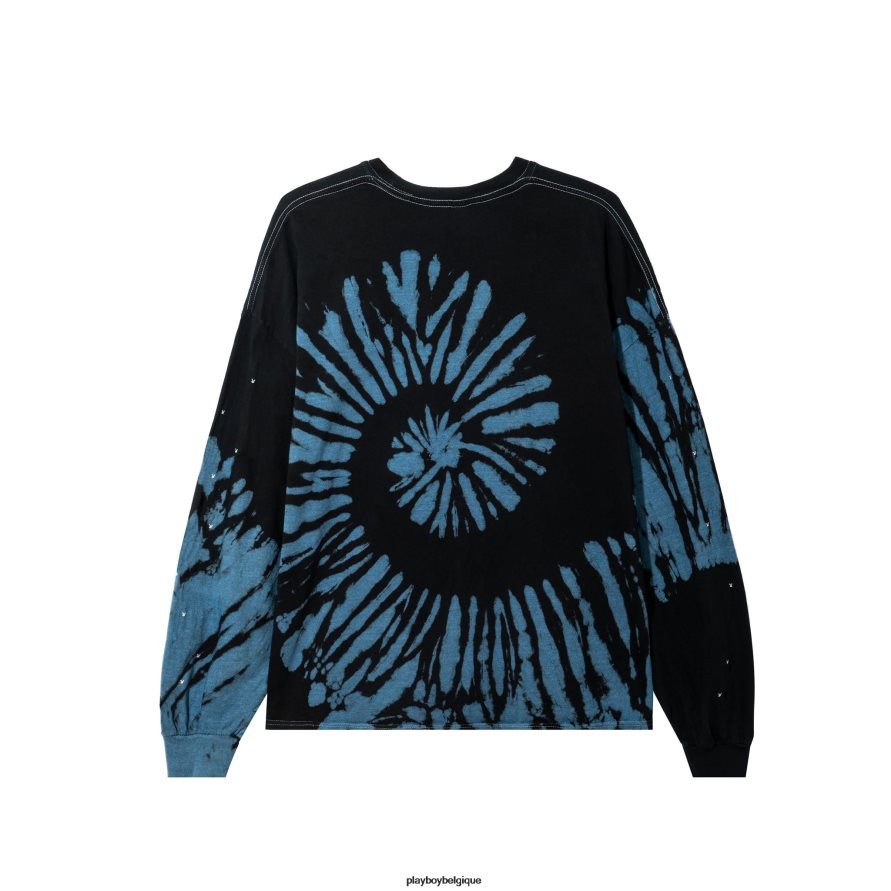 décembre 1973 couverture tie-dye manches longues Playboy vêtements original Hommes 224ZVZ101