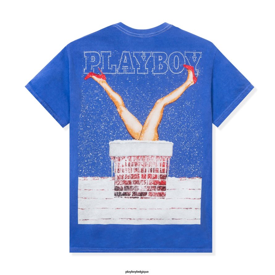 décembre 2013 t-shirt délavé aux pigments Playboy vêtements original Hommes 224ZVZ175