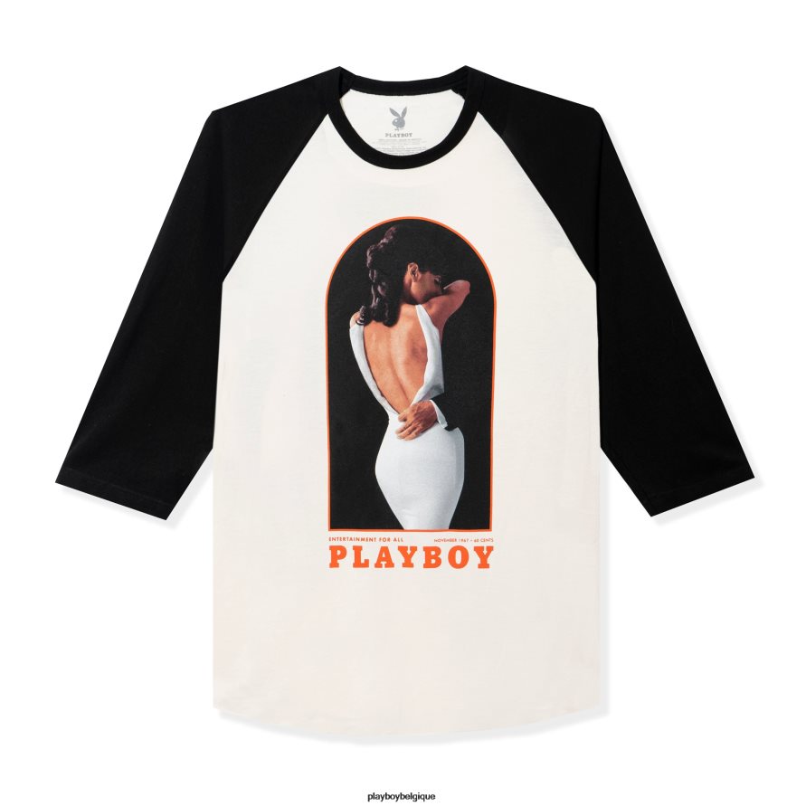 novembre 1967 t-shirt de baseball raglan Playboy vêtements original Hommes 224ZVZ181