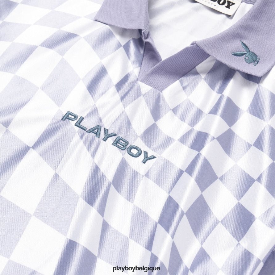 polo ondulé Playboy vêtements original Hommes 224ZVZ160