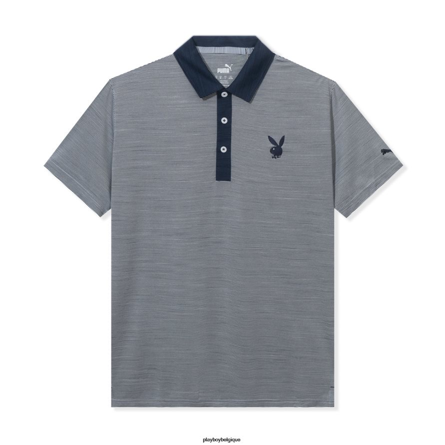 polo puma golf legend Playboy vêtements marine Hommes 224ZVZ222