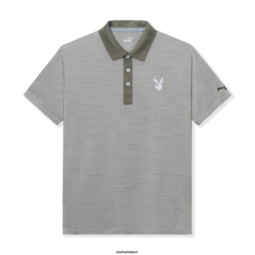 polo puma golf legend Playboy vêtements olive Hommes 224ZVZ223