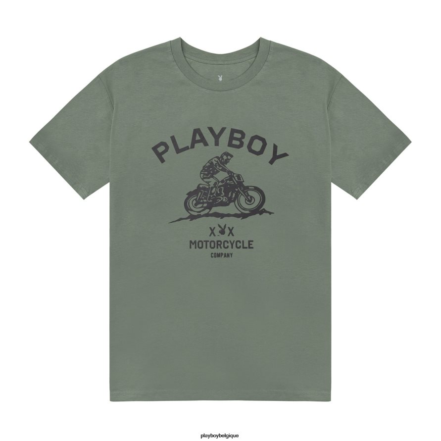 t-shirt de l'entreprise de motos Playboy vêtements cyprès Hommes 224ZVZ282