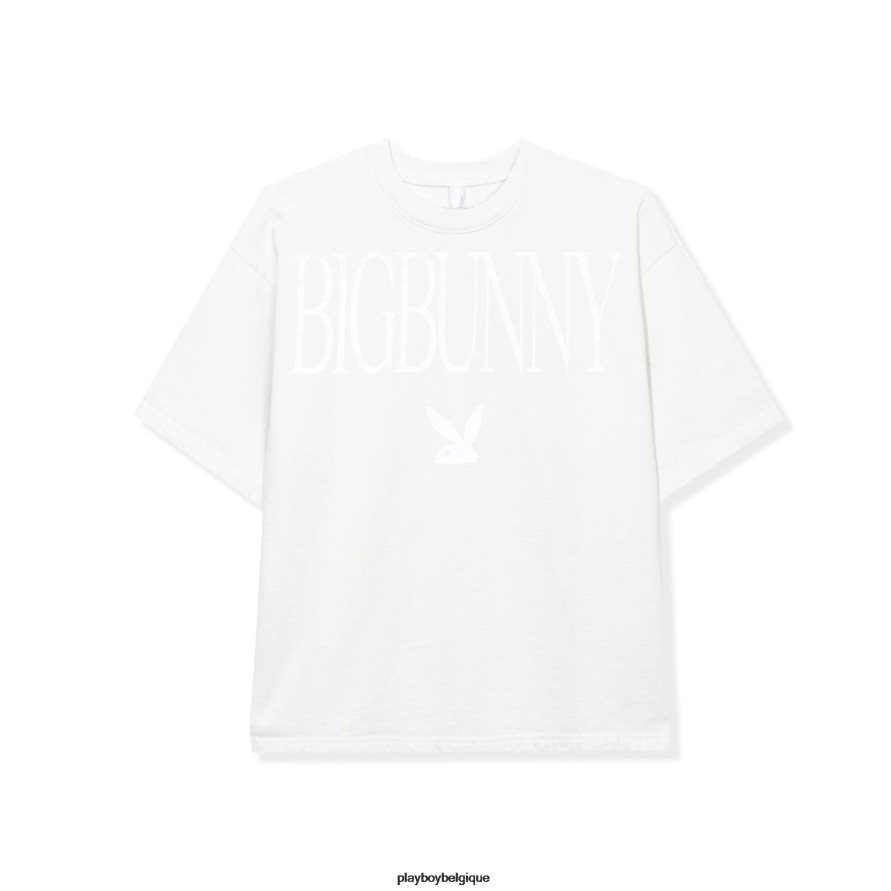 t-shirt en polaire épaisse Playboy vêtements os Hommes 224ZVZ155