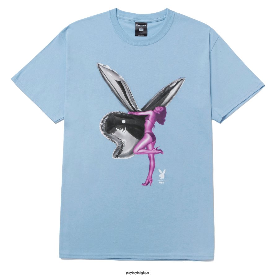 t-shirt lapin ballon Playboy x HUF vêtements original Hommes 224ZVZ283