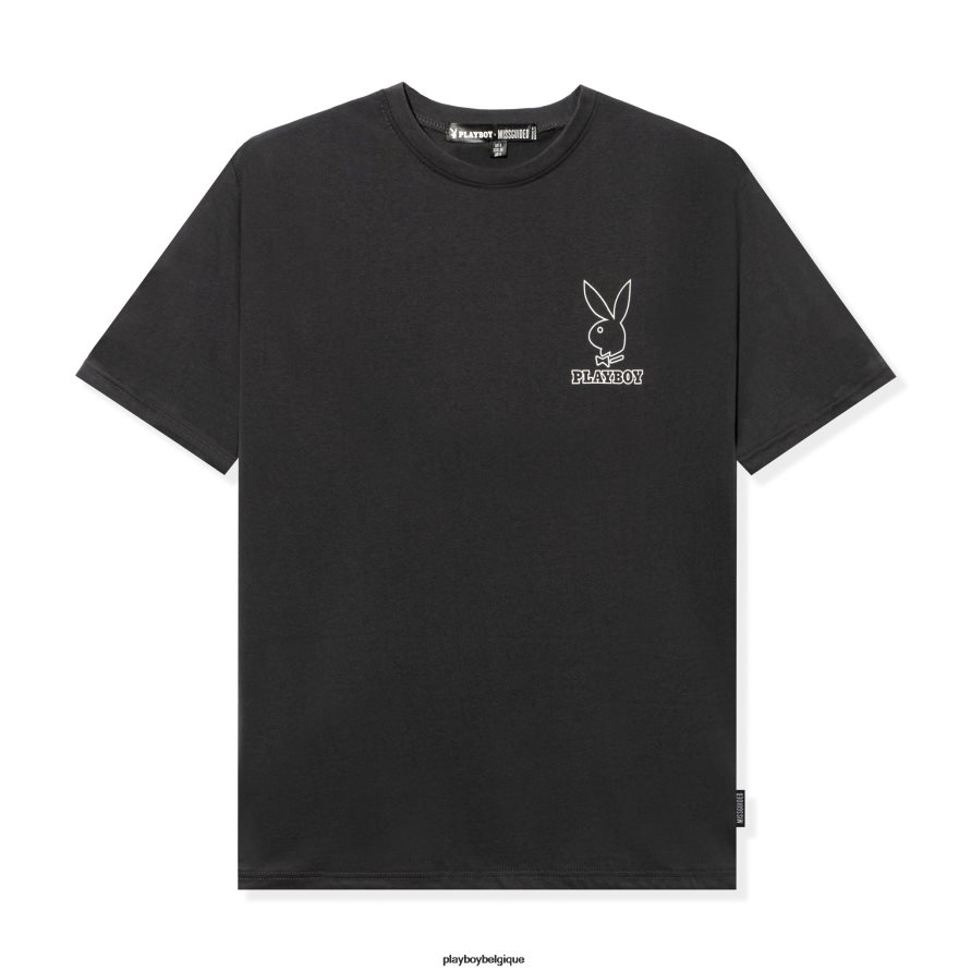 t-shirt oversize à logo Playboy vêtements noir Hommes 224ZVZ191