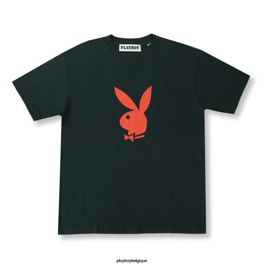 t-shirt pacsun x lapin Playboy vêtements noir Hommes 224ZVZ253