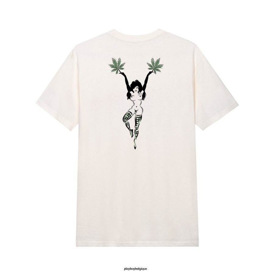 t-shirt équipe féminine Playboy vêtements vert Hommes 224ZVZ76