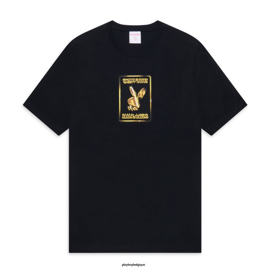 tee-shirt casino Playboy x OVO vêtements noir Hommes 224ZVZ143