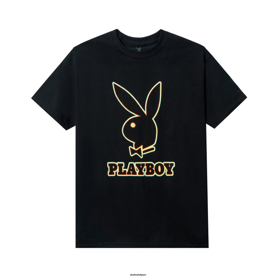tee-shirt graphique Playboy vêtements original Hommes 224ZVZ259