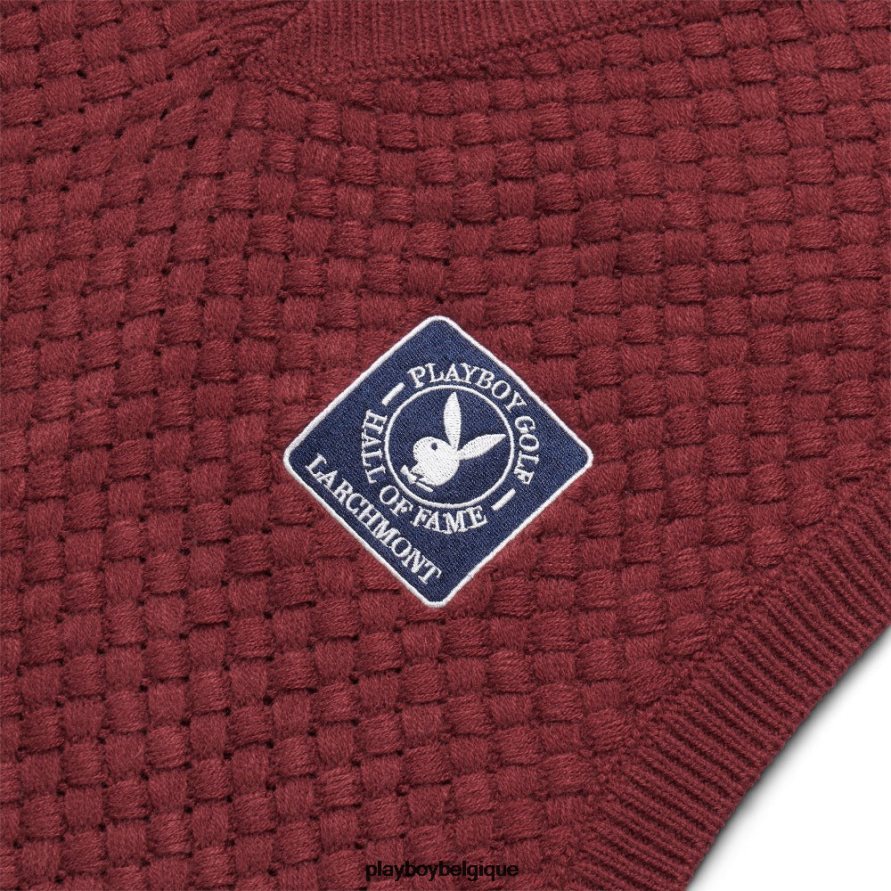 gilet pull du Temple de la renommée Playboy vêtements nouveau marron Hommes 224ZVZ508
