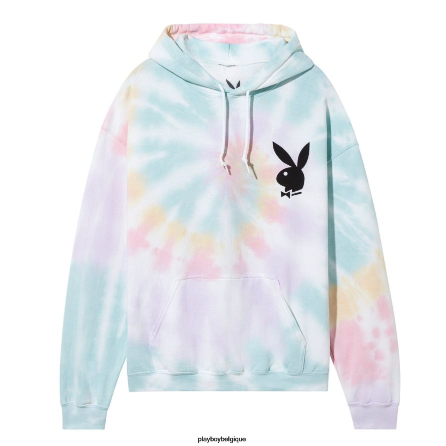 la fierté est bonne sweat à capuche multi tie dye Playboy vêtements original Hommes 224ZVZ501