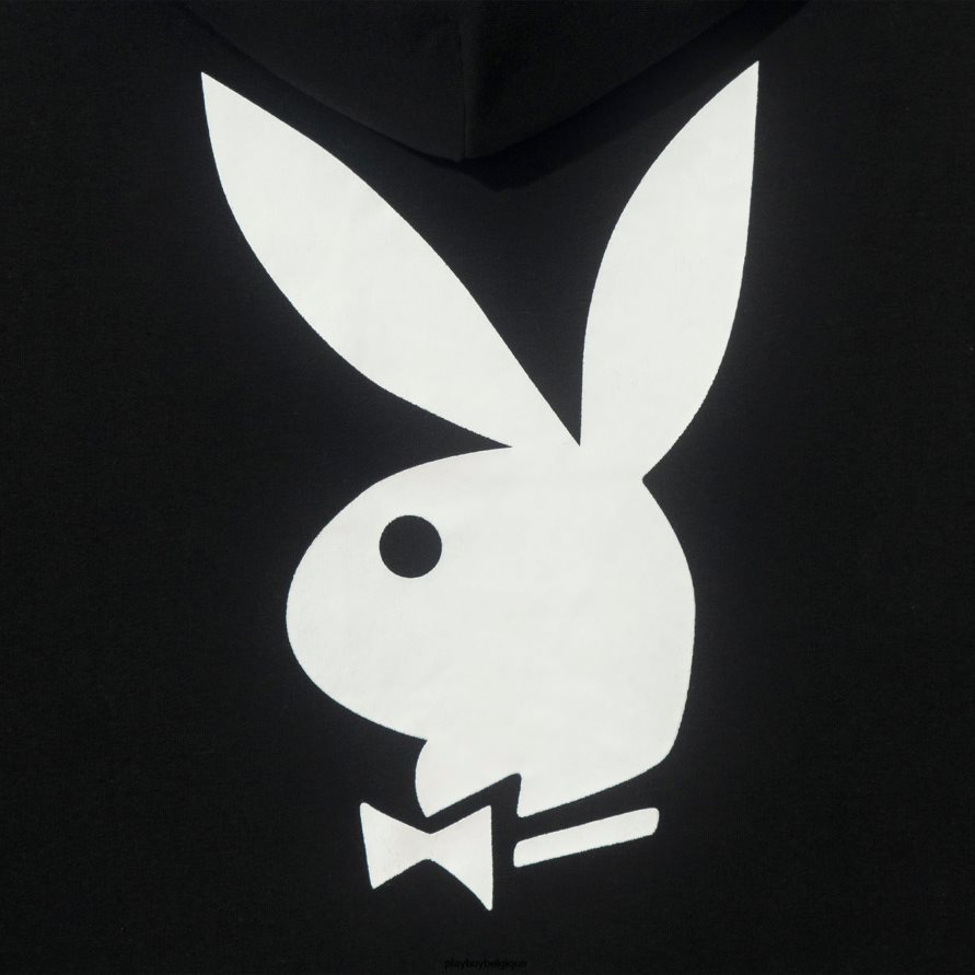 sweat à capuche avec en-tête graphique et logo Playboy vêtements original Hommes 224ZVZ459