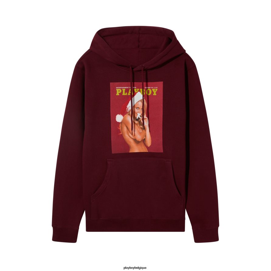 sweat à capuche de couverture de décembre 1970 Playboy vêtements original Hommes 224ZVZ443