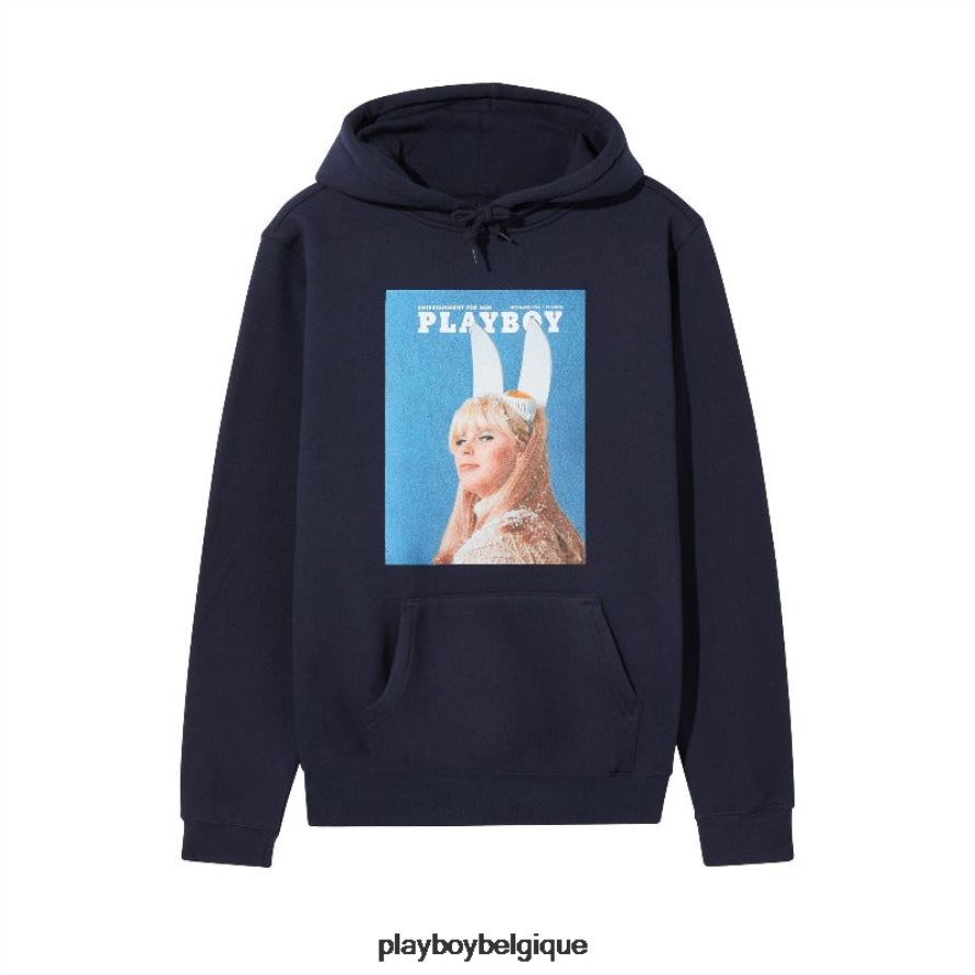 sweat à capuche de couverture de novembre 1966 Playboy vêtements original Hommes 224ZVZ489