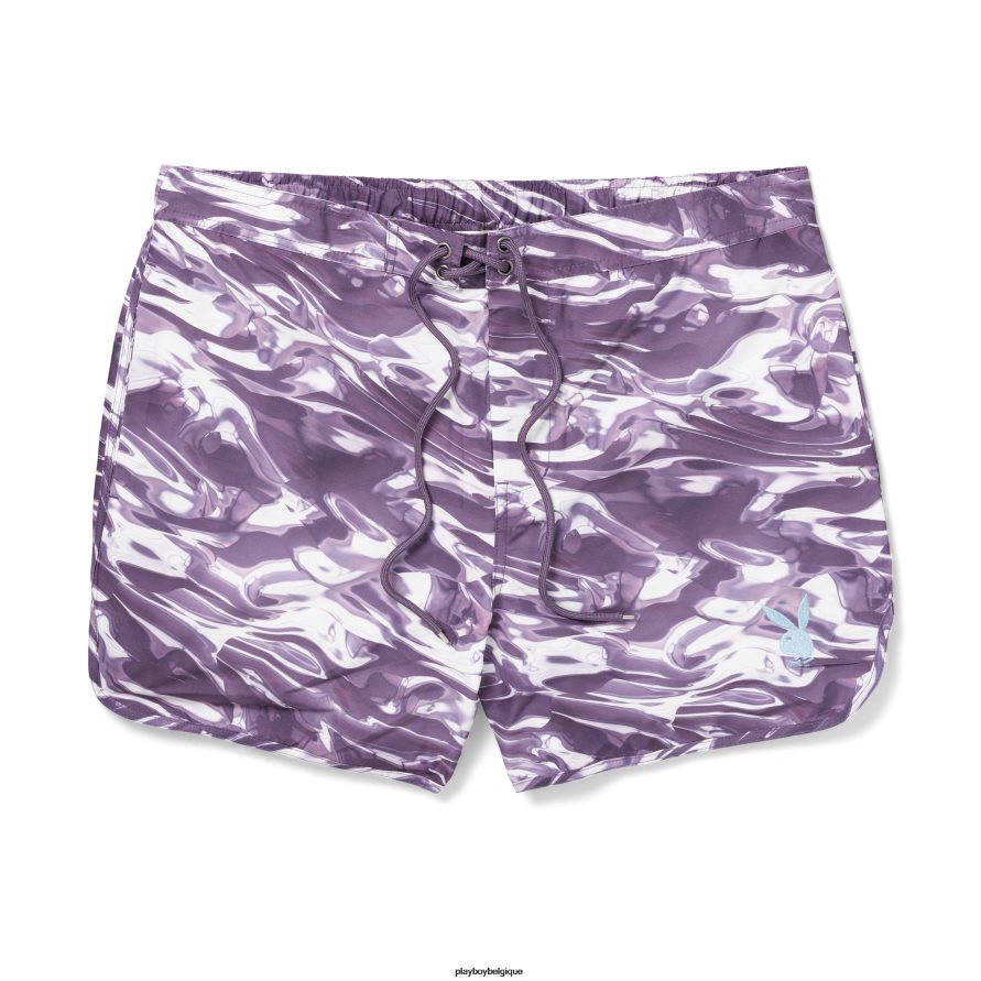 Boardshort liquide 15" Playboy vêtements violette persane Hommes 224ZVZ637