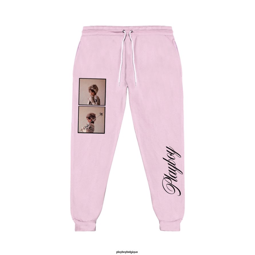 janvier 1964, camarade de jeu, Sharon Rogers, pantalons de survêtement Playboy vêtements rose Hommes 224ZVZ602