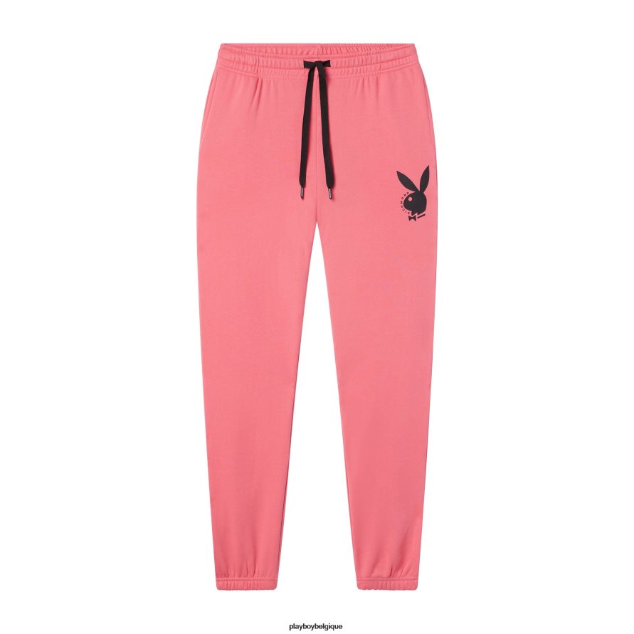 pantalon de jogging classique à logo Playboy x John Richmond vêtements fuchsia Hommes 224ZVZ613