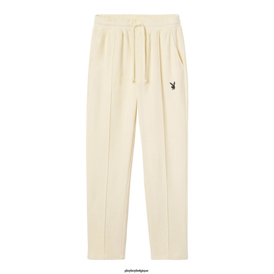 pantalon de survêtement play alabaster gleam crème Playboy vêtements lueur d'albâtre Hommes 224ZVZ666