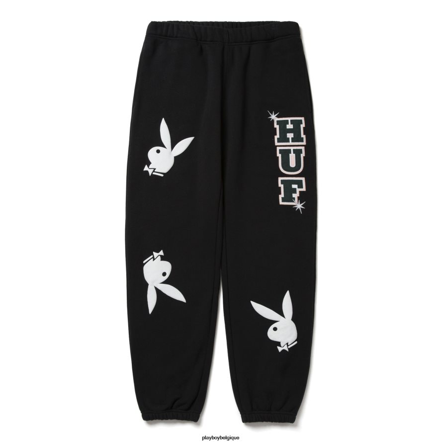 pantalon de survêtement à tête de lapin Playboy x HUF vêtements gris Hommes 224ZVZ598
