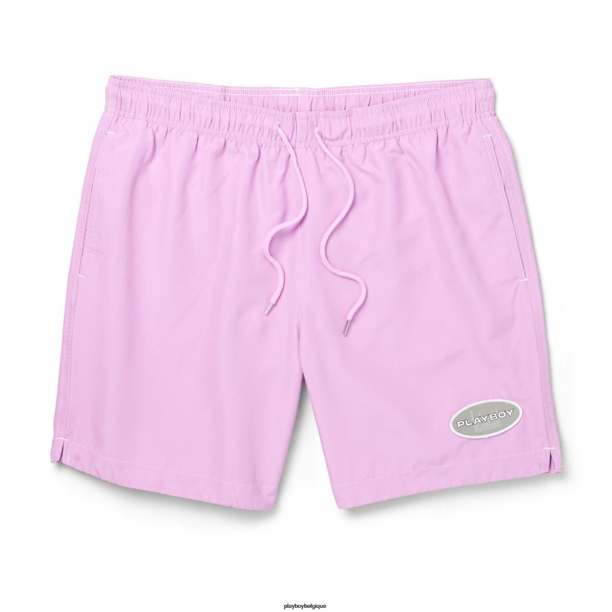 short de bain volume Playboy vêtements tulle violet Hommes 224ZVZ622