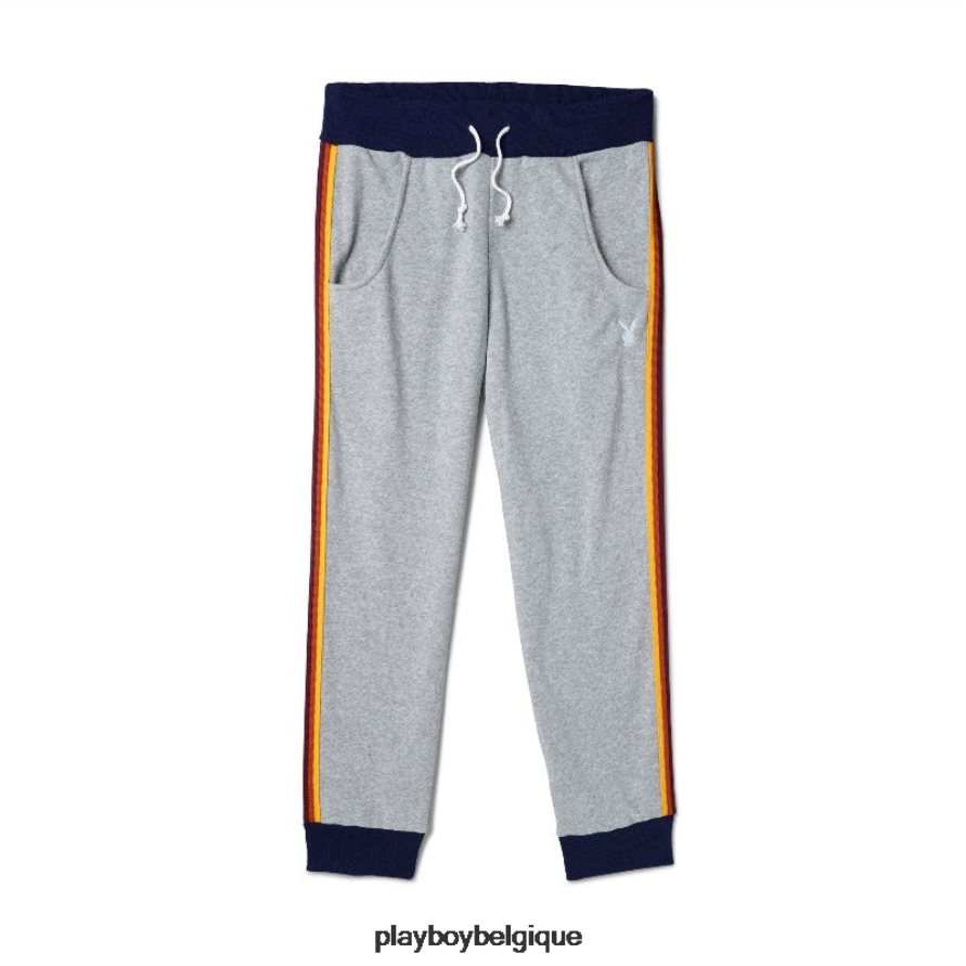 sweats d'échauffement rayés road trip Playboy vêtements original Hommes 224ZVZ646