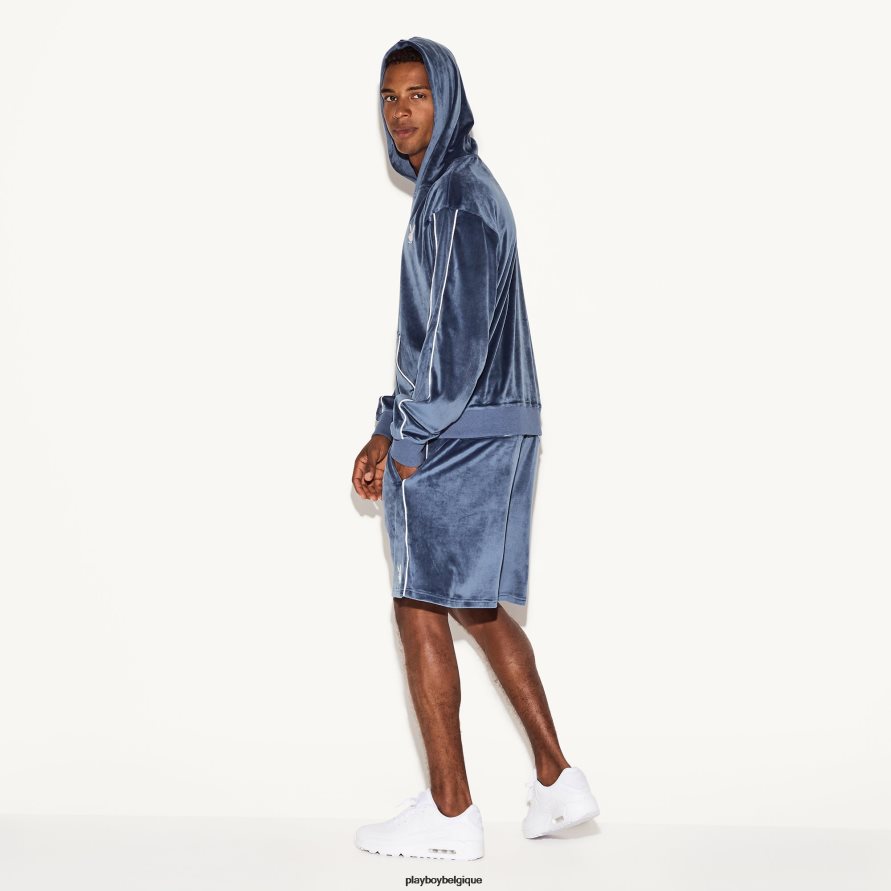 velours court Playboy vêtements marine Hommes 224ZVZ600
